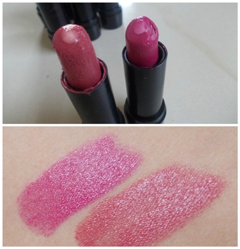 elle 18 lipstick hot pink and pinken