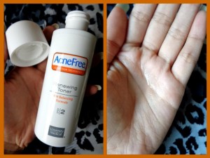 Acne free 24 hour acne clearing system swatches (3)