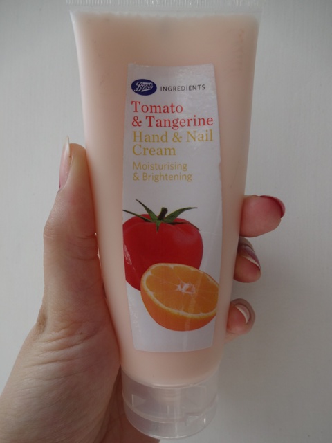 Boots Tomato and Tangerine Hand and Nail Cream  (1)