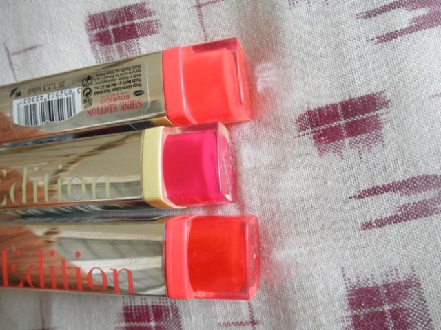 Bourjois Shine Edition lipstick Shade 20-1,2,3 Soleil 6