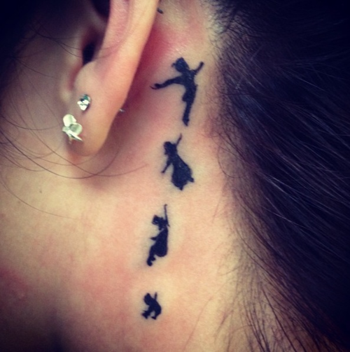 Ear tattoo