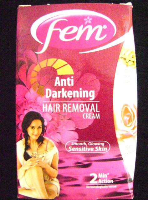 Fem anti darkening hair removal cream sensitive skin