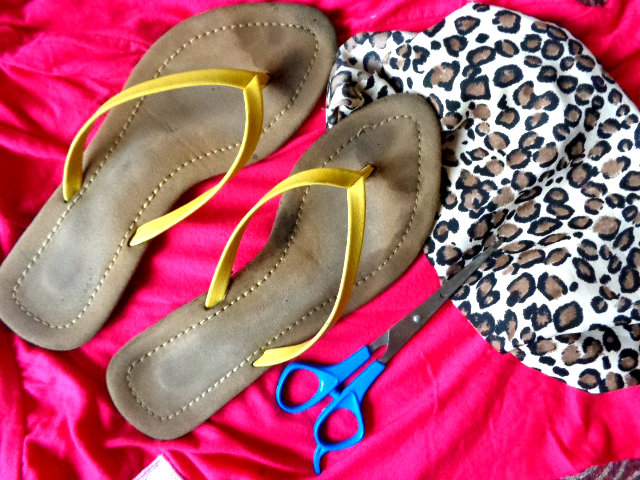 How to Make Tie-up Flip Flops things needed