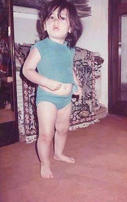 Kareena Kapoor as a child