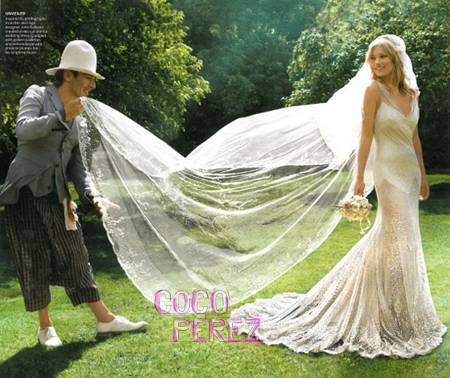 Kate moss wedding dress