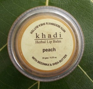 Khadi Herbal Lip Balm - Peach 9