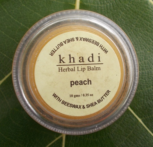 Khadi Herbal Lip Balm - Peach 9