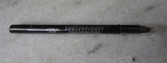 L'Oreal HiP Studio Secrets Professional Color Chrome Eyeliner - Black Shock5