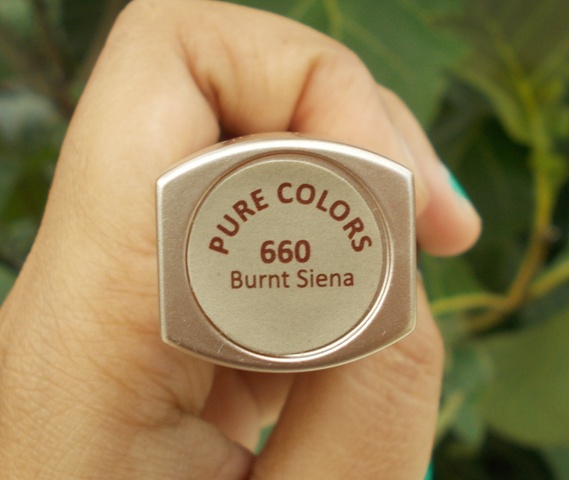 Lotus Herbals Pure Colors Lipstick – Burnt Siena (2)