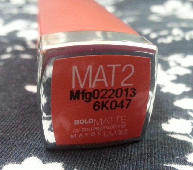 Maybelline Color Sensational Bold Matte Lipstick 2