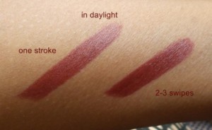 Maybelline Superstay 14 hrs Lipstick - Wine and forever swatches (1)