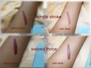 Maybelline Superstay 14 hrs Lipstick - Wine and forever swatches (2)