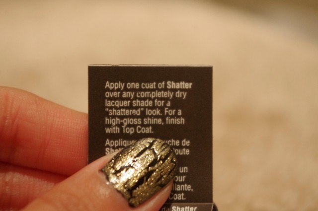 O.P.I Shatter Nail Polish - Gold Shatter (6)