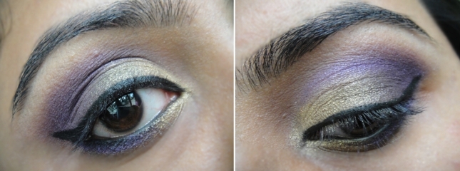 Olive+Golden+and+Purple+Eye+Makeup+Tutorial