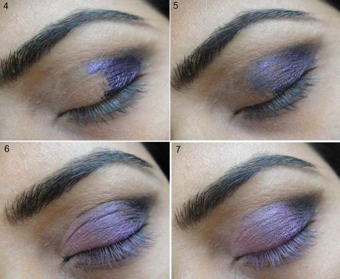 Purple Soft Winged Eye Makeup Tutorial 5