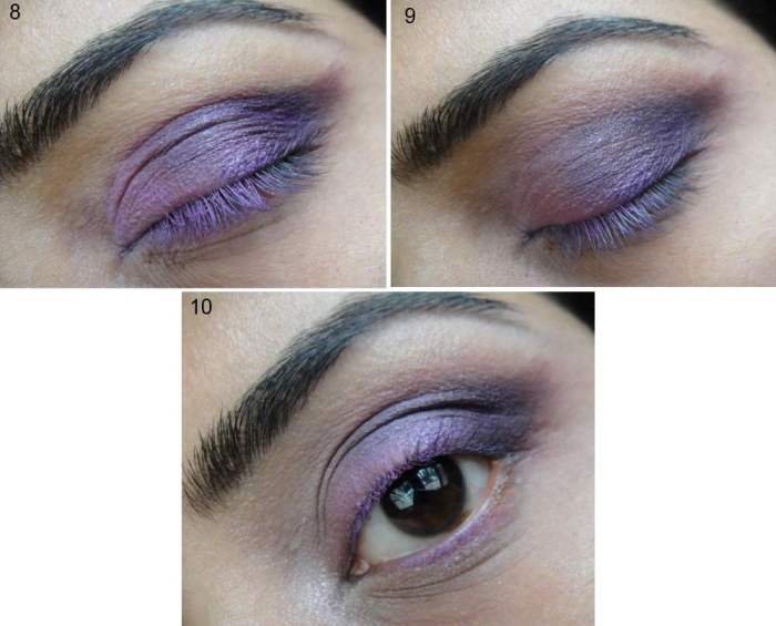 Purple Soft Winged Eye Makeup Tutorial 6