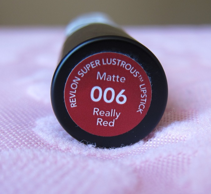 Revlon Super Lustrous Lipstick Matte - Really Red  3