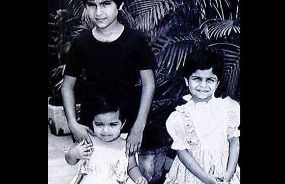 Soha Ali Khan as a child