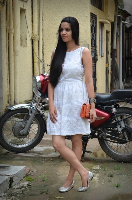 White Embroidered Dress 5