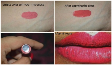 colorbar extra durable lip color tempted swatch