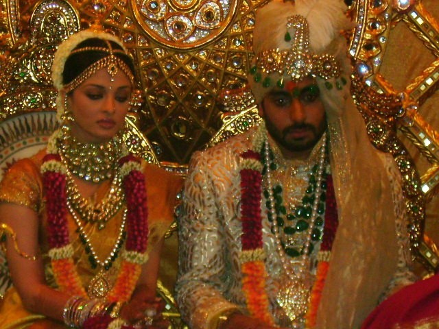 Aishwarya Rai on her wedding day