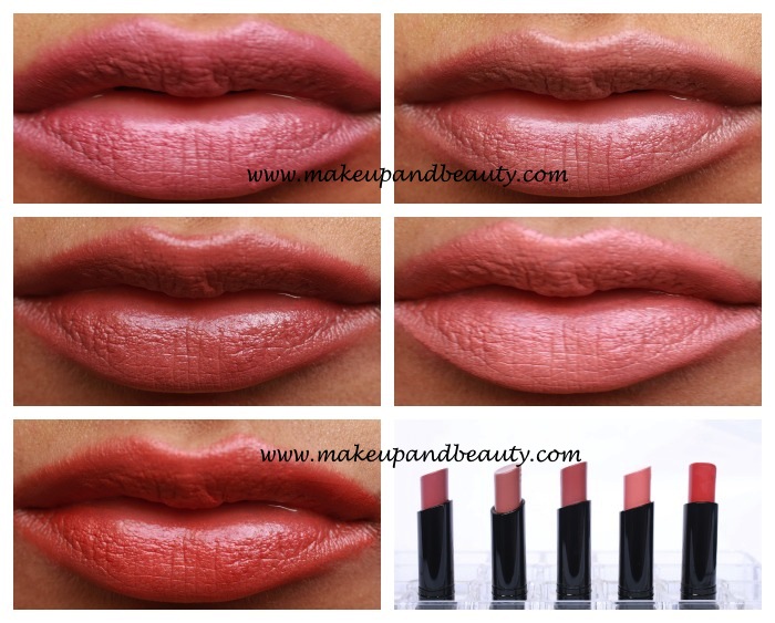 Bobbi Brown creamy matte lipsticks swatch