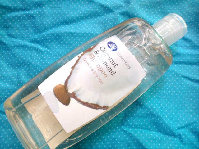 Boots Ingredients Coconut and Almond Shampoo Review Indian Makeup Blog