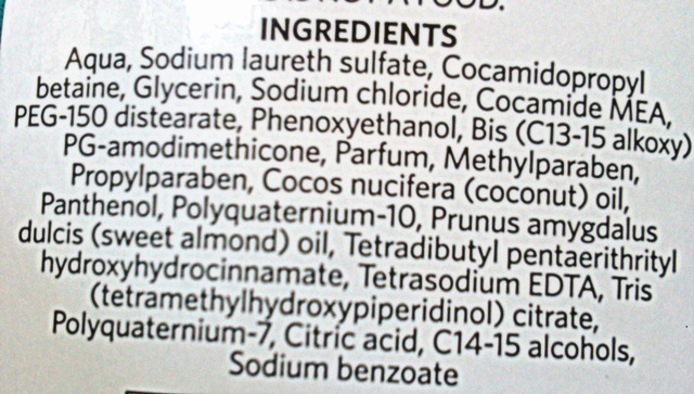 Boots Ingredients Coconut and Almond Shampoo (7)