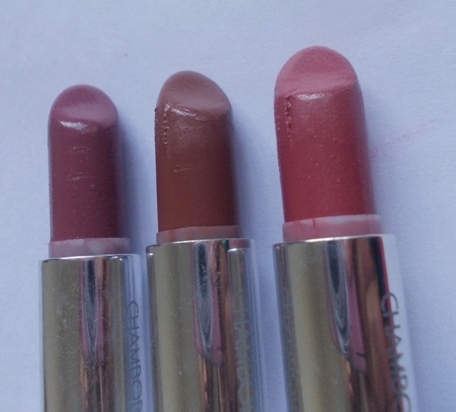 Chambor Silk Touch Lipsticks Silk Trouffle, Silk Pink & Silk Rose (4)
