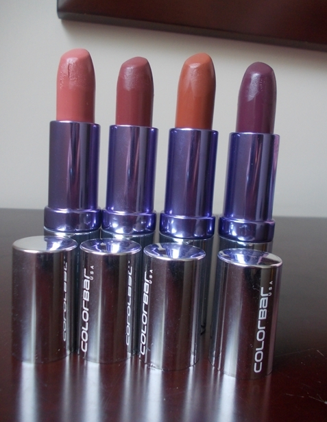 Colorbar Creme Touch Lipsticks Infatuation, Deeply Mauved, Bitter Chocolate & Taupe (5)