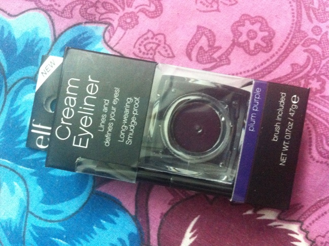 ELF Cream Eyeliner in Plum Purple 2