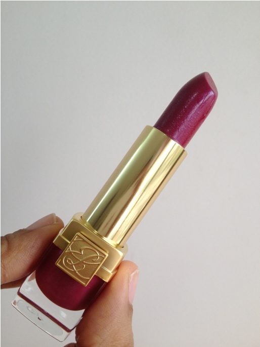 Estee Lauder Pure Color Vivid Shine Lipstick Rebel Raspberry 4