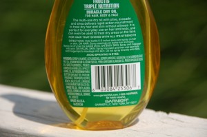 Garnier Fructis Triple Nutrition Miracle Dry Oil (5)