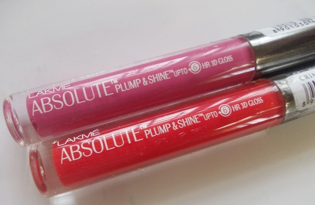 Lakme Absolute Plump & Shine Lip Gloss - Orchid Shine & Crimson Shine 2 (3)