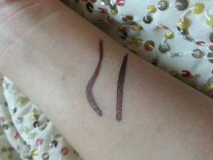Lakme Absolute Shine LIne Brown Shimmer swatches