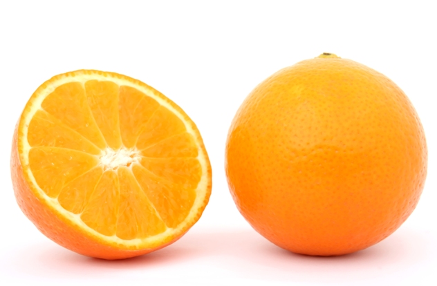 Fresh orange fruit
