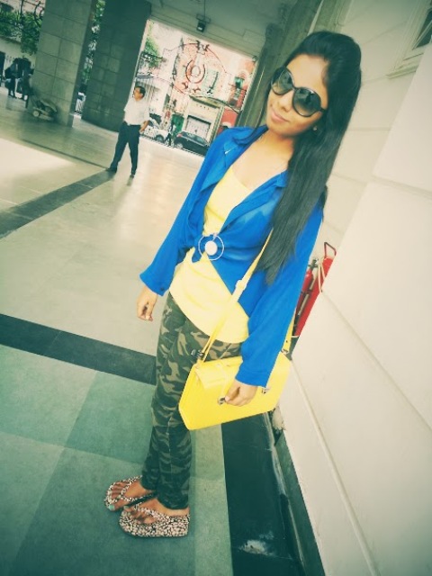 Outfit of the Day: Yellow and Blue