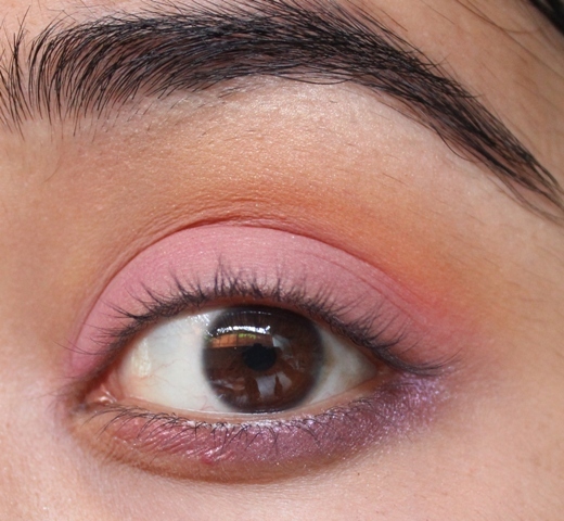 Pink and Orange Happy Eyes Makeup Tutorial (7)
