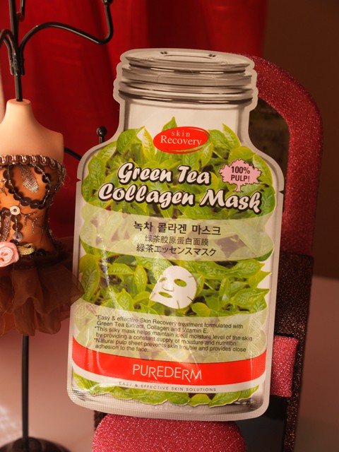 Purederm Green Tea Collagen Mask
