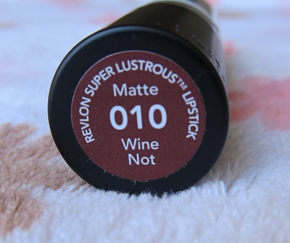 Revlon Super Lustrous lipstick, Matte Wine Not (2)
