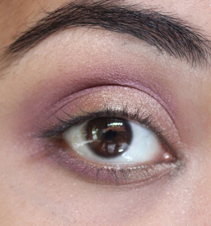 Shimmery Copper and Purple Eye Makeup Tutorial 8