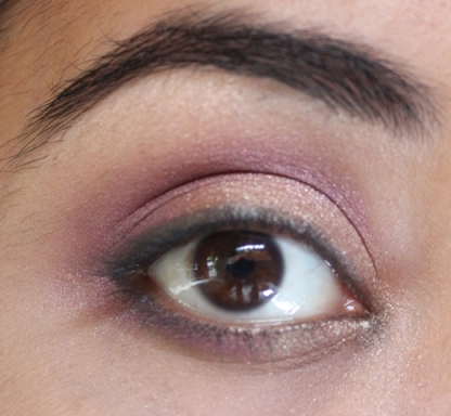 Shimmery Copper and Purple Eye Makeup Tutorial 9