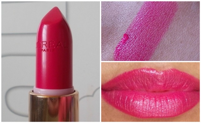 loreal-color-riche-lipstick-intense-fuchsia-collage1