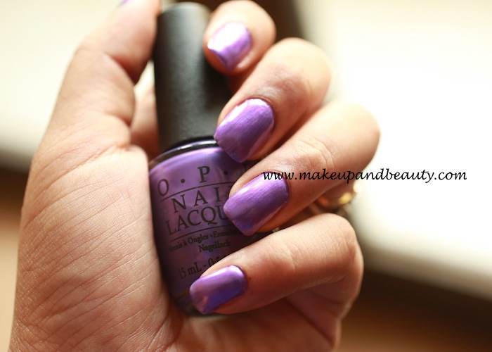OPI Purple with a- purpose photos, swatches