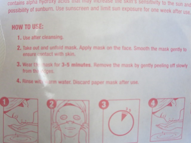 Freeman Rose Brightening Facial Paper Mask (5)