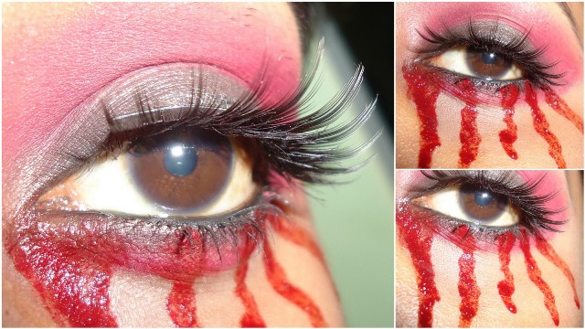 Halloween eye makeup
