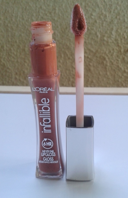 L'Oreal Paris Infallible Never Fail Lipgloss Barely Nude  (3)