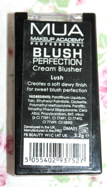 MUA Blush Perfection Cream Blusher - Lush2