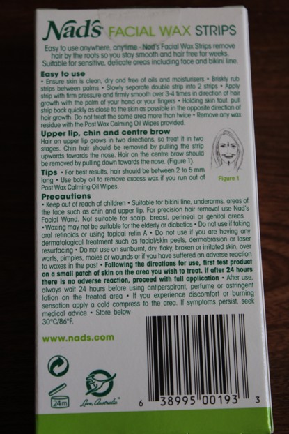 Nads Facial Wax Strips Review