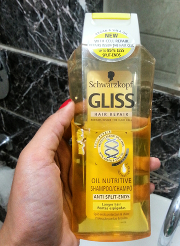 Schwarzkopf Gliss Hair Repair Oil Nutritive Shampoo (Anti Split Ends)